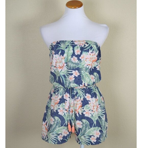 Chubbies The Kokomos Floral Romper XS - Picture 1 of 7
